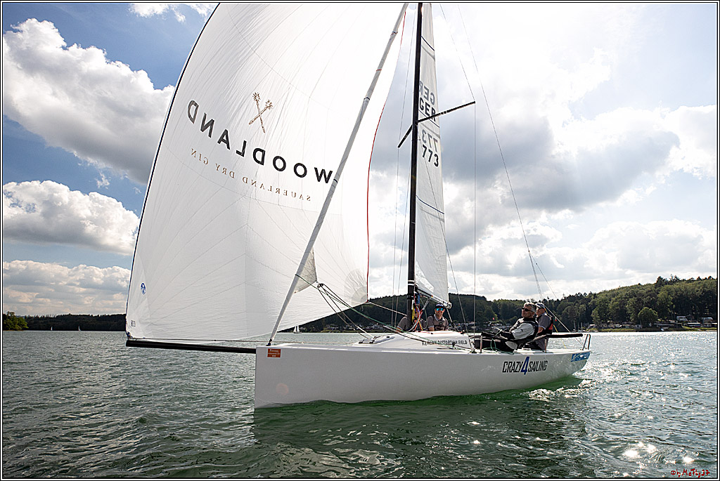 J70 - WOODLAND, 12.06.2021 Segelboot; Segeln; Woodland; Spinnaker; J70; Sorpesee; Sauerland